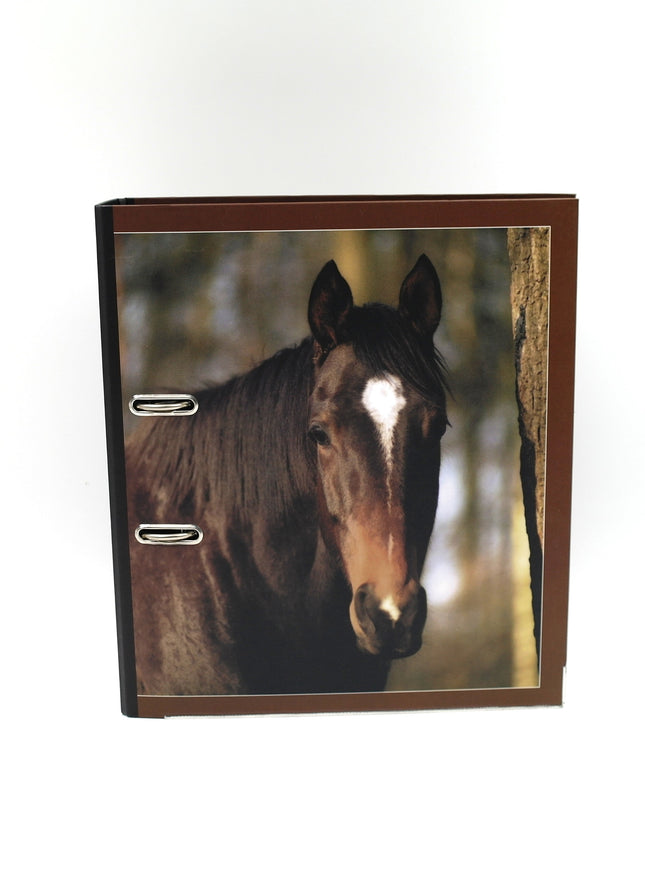 Classeur à anneaux en carton recyclé - cheval