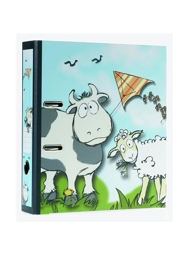 Ringmap recycled karton - koe en schaap