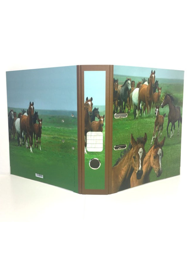 Ringmap recycled karton - wilde paarden