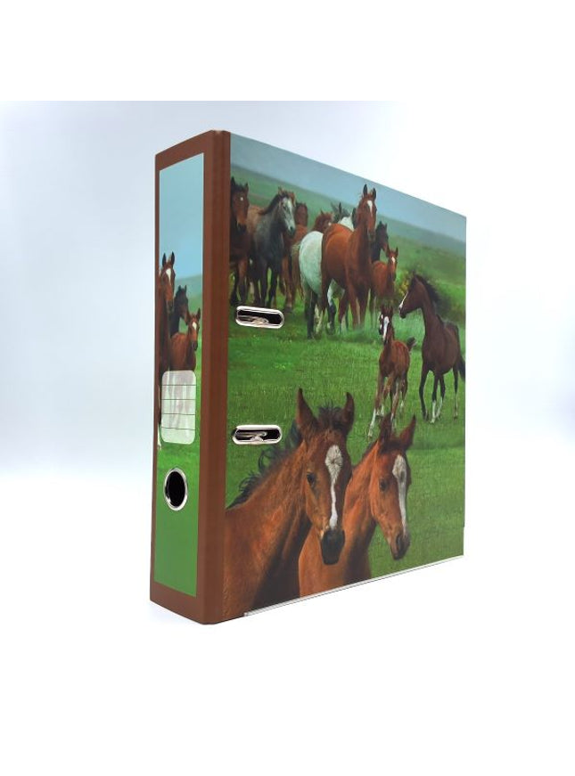 Ringmap recycled karton - wilde paarden