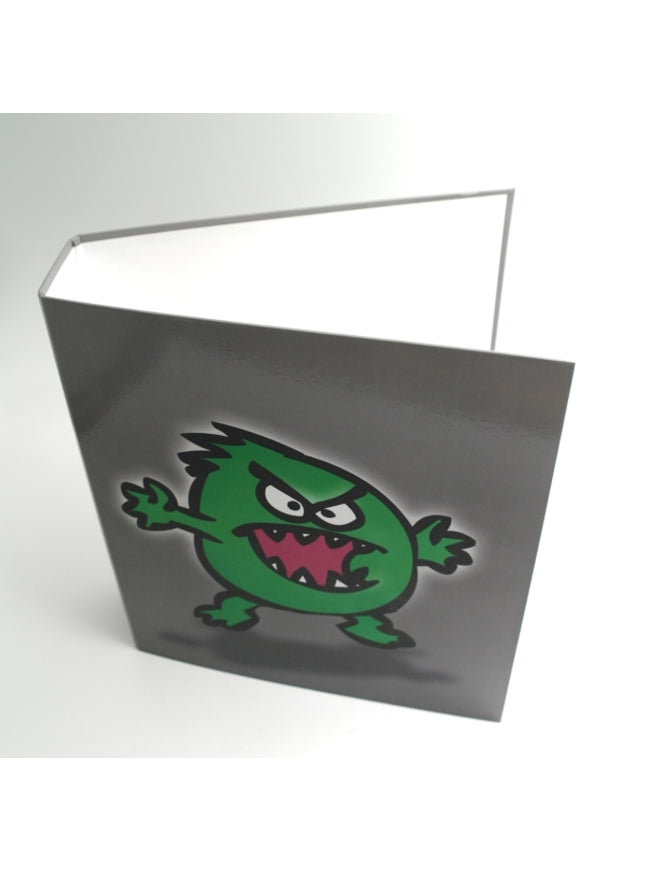 Ringmap recycled karton - monster