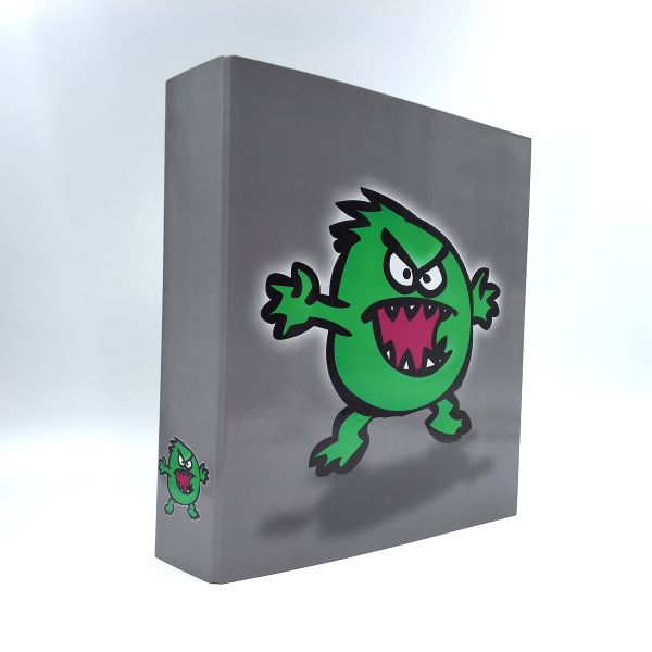 Classeur à anneaux en carton recyclé - échantillon