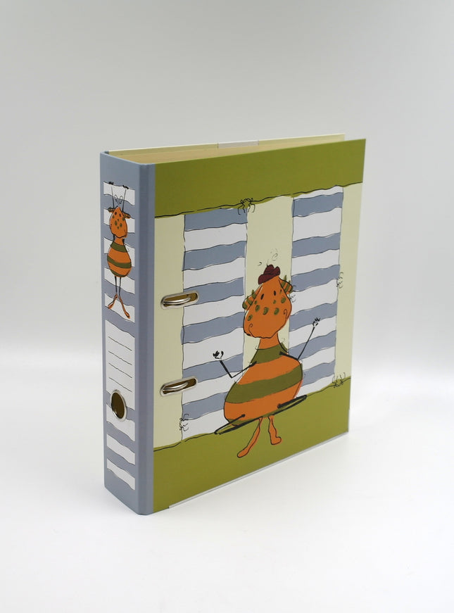 Classeur à anneaux en carton recyclé - Grizzle