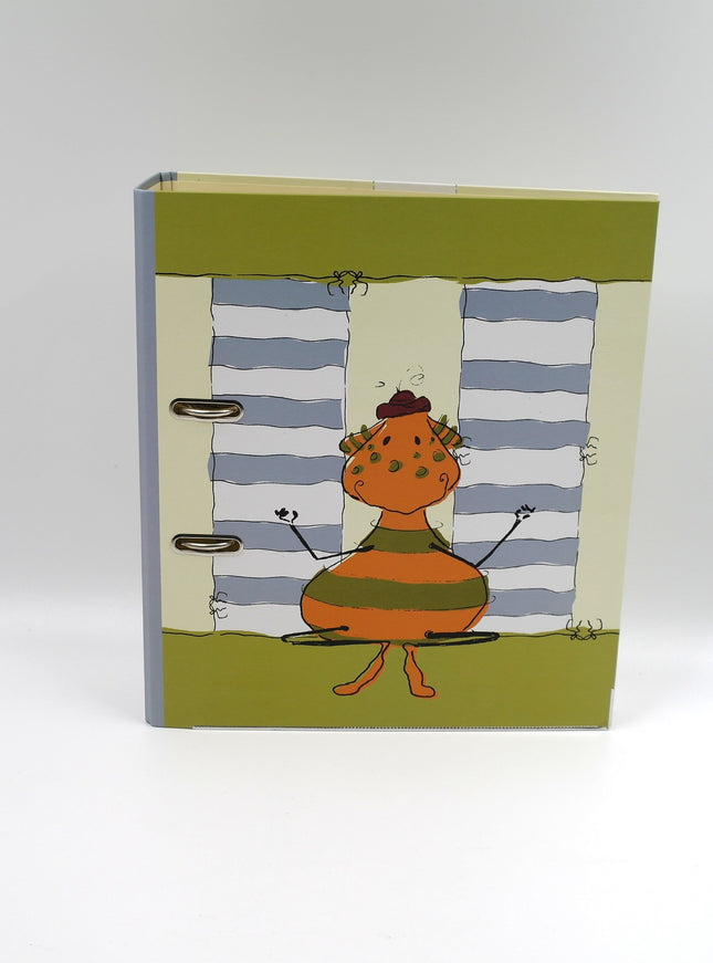 Classeur à anneaux en carton recyclé - Grizzle