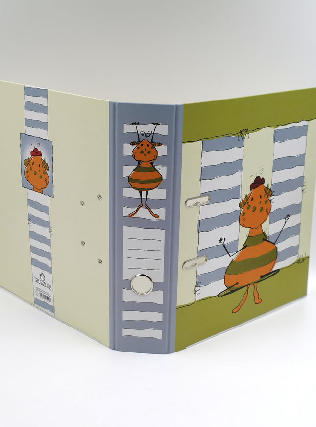 Classeur à anneaux en carton recyclé - Grizzle