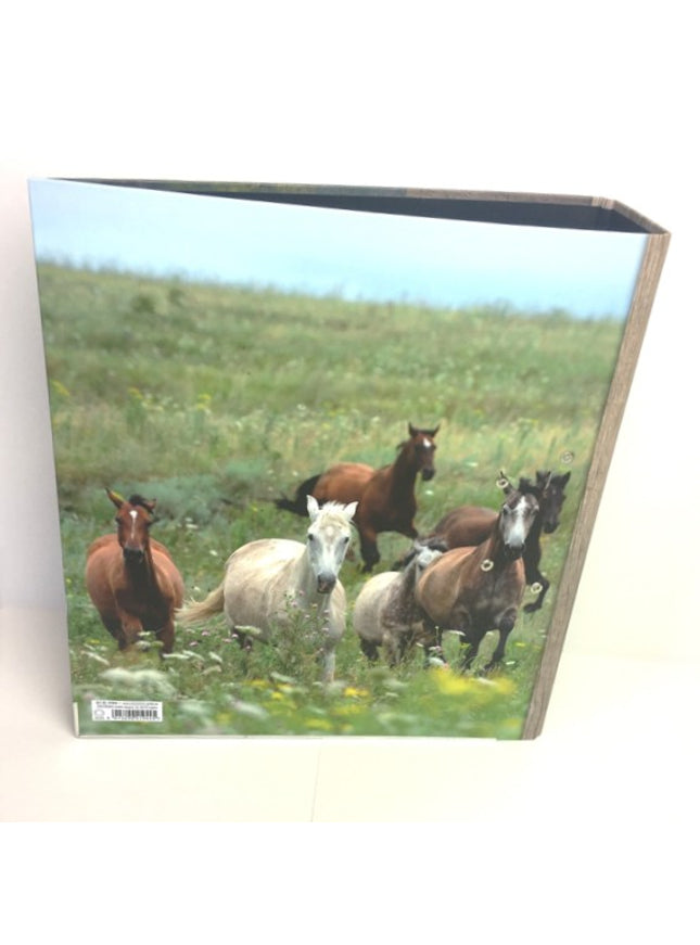 Ringmap recycled karton - paarden collage