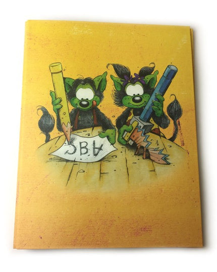 Classeur à anneaux en carton recyclé - livres