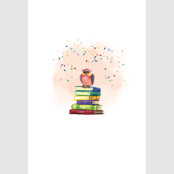 Wenskaart uil, je bent een…