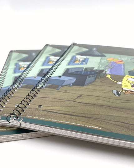 Cahier d'écolier A4 - Carré 5x5 mm - « Bob l'éponge »