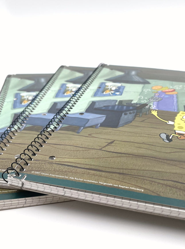 Cahier d'écolier A4 - Carré 5x5 mm - « Bob l'éponge »