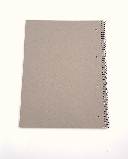 Collegeblok A4 - geruit 5x5 mm - "Grizzle"