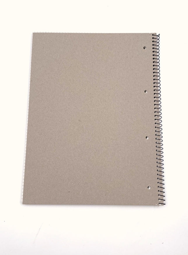 Cahier d'écolier A4 - Carré 5x5 mm - "Grizzle"