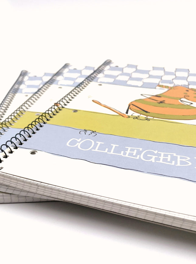 Cahier d'écolier A4 - Carré 5x5 mm - "Grizzle"