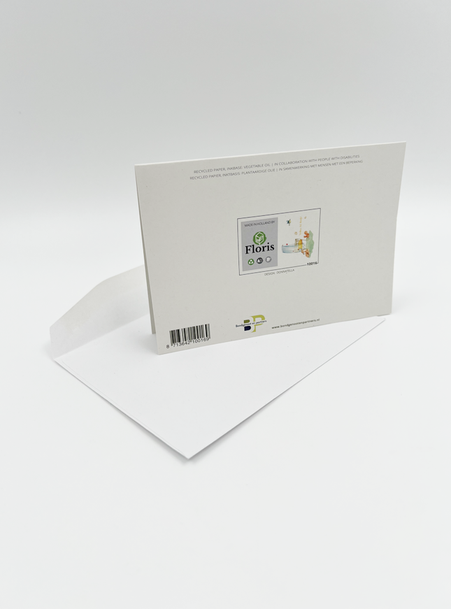 Wenskaart Welkom lief kleintje