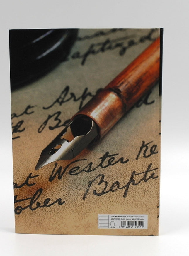 Livre A5 à couverture rigide - stylo