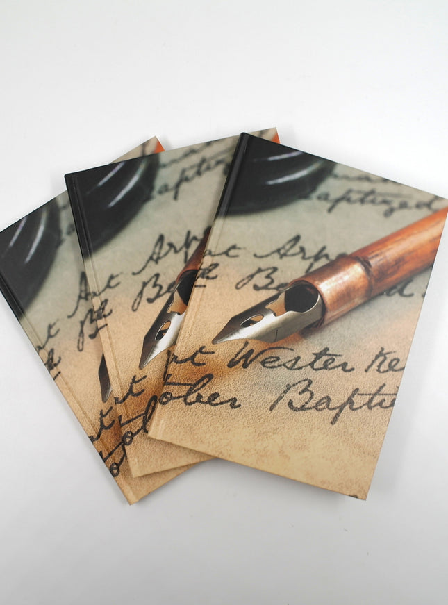 Livre A5 à couverture rigide - stylo