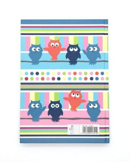 Livre A5 à couverture rigide - hiboux