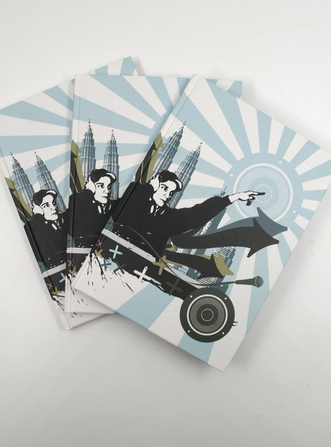 Livre A5 à couverture rigide - Style urbain