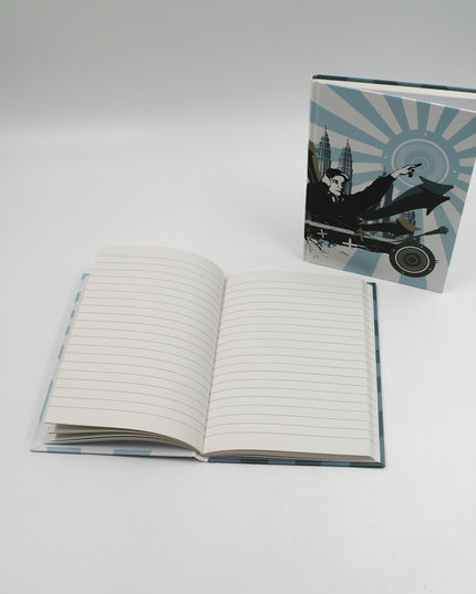 Livre A5 à couverture rigide - Style urbain