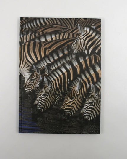 Livre A5 à couverture rigide - zèbres