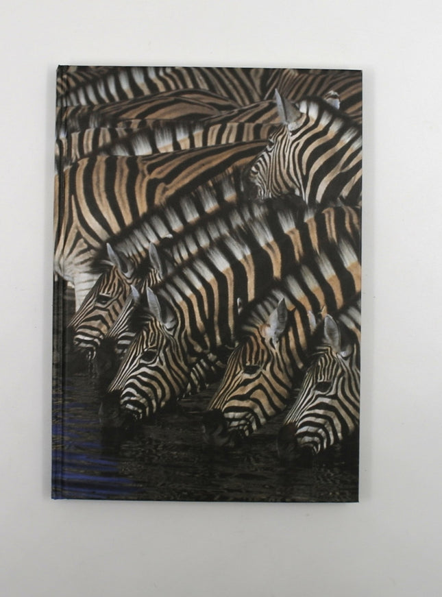 Livre A5 à couverture rigide - zèbres