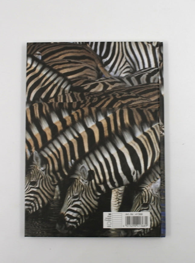 Livre A5 à couverture rigide - zèbres