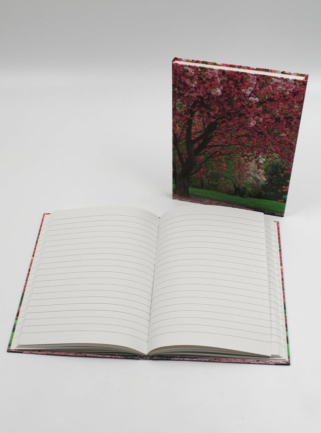 Livre relié format A5 - fleurs de cerisier