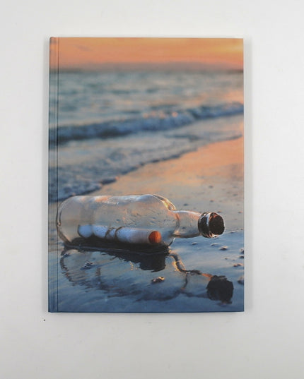 Livre relié A5 - Message dans une bouteille