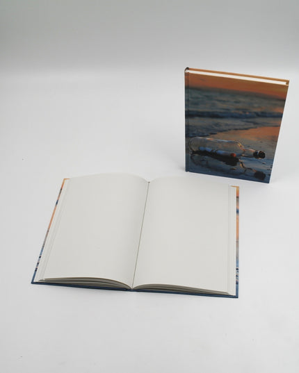 Livre relié A5 - Message dans une bouteille