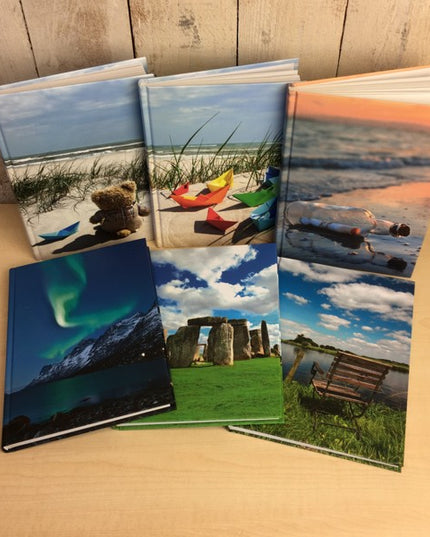 Livre relié A5 - Message dans une bouteille