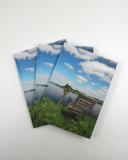 Livre relié format A5 - au bord du lac