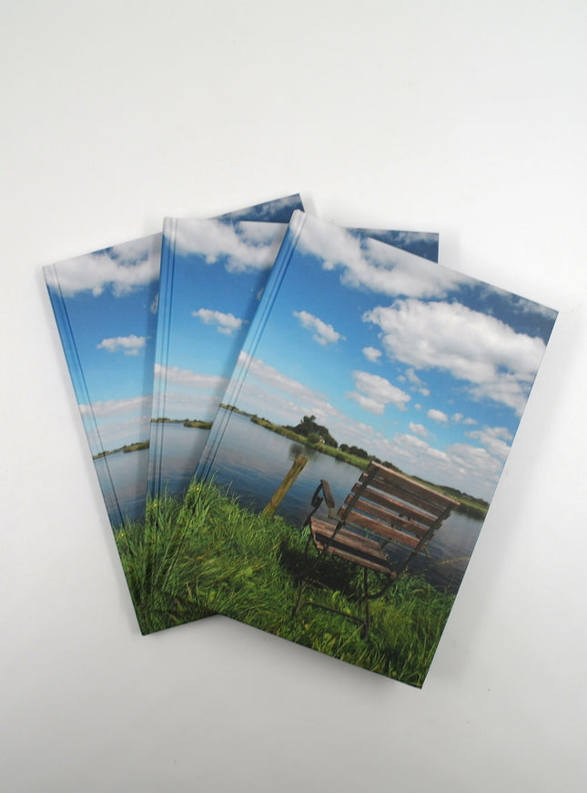 Livre relié format A5 - au bord du lac