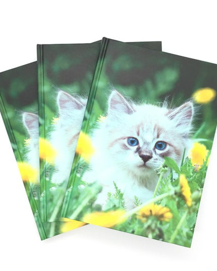 Livre A5 à couverture rigide - chaton