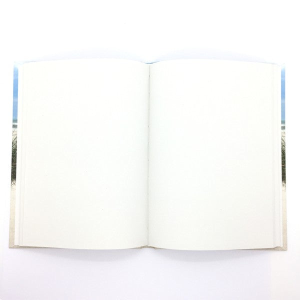 Livre relié A5 - Ours en peluche au bord de la mer