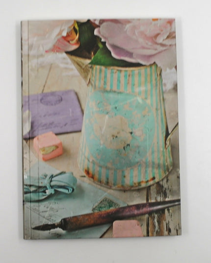 Livre A5 à couverture rigide - Style shabby chic