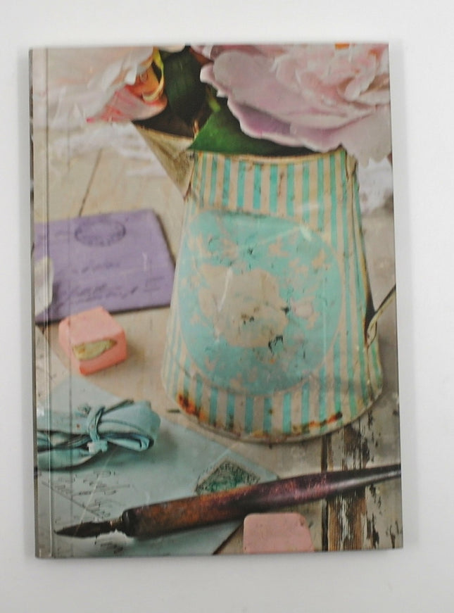 Livre A5 à couverture rigide - Style shabby chic