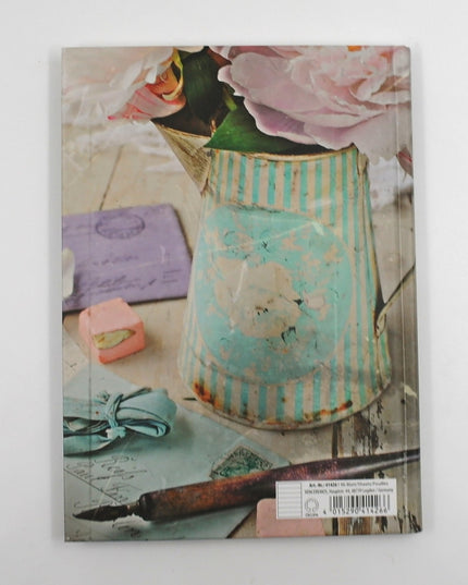Livre A5 à couverture rigide - Style shabby chic
