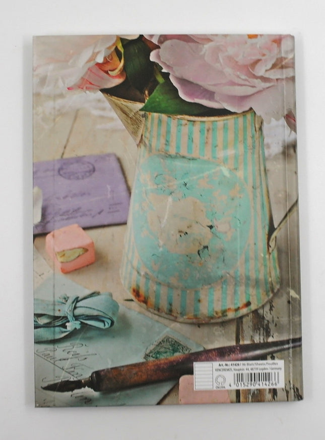 Livre A5 à couverture rigide - Style shabby chic