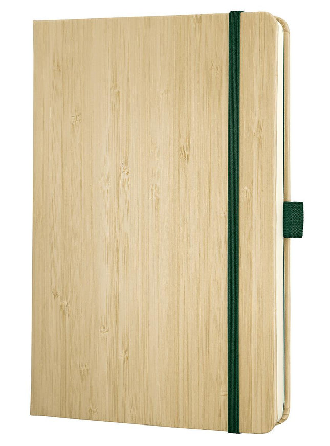 Livre à couverture en bambou, ligné