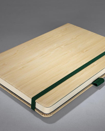 Boek met bamboe kaft, gedot