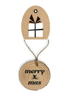 Houten hanger merry x mas