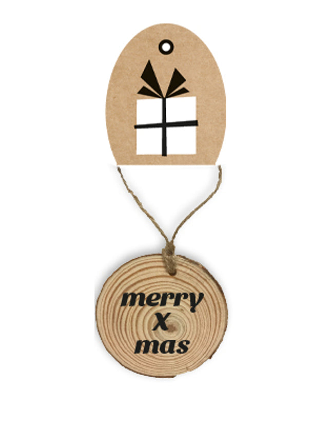 Houten hanger merry x mas