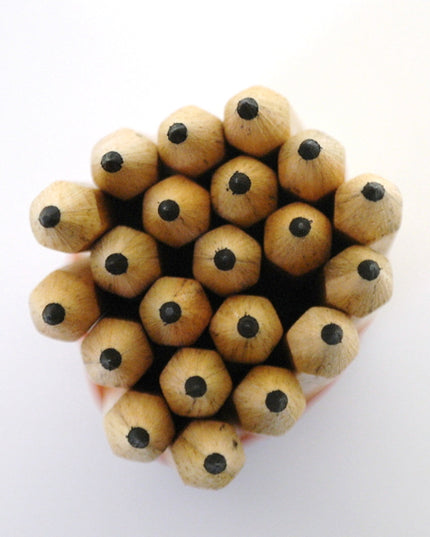 Zeskantig mini-potlood (ca. 9 cm) FSC