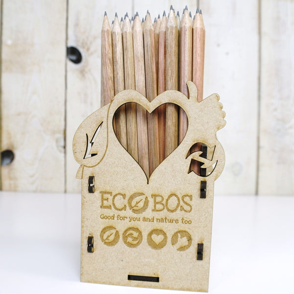 Tube Ecobos contenant 72 crayons hexagonaux - FSC 100%