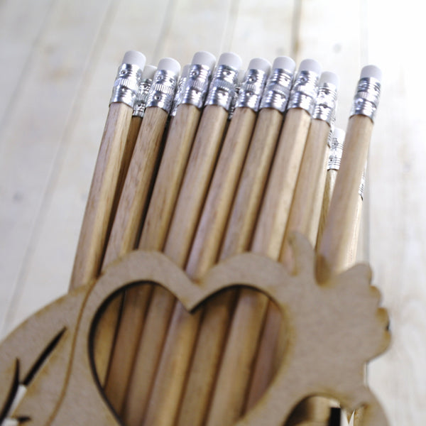 Ecobos tube with 72 hexagonal pencils with eraser - FSC 100%