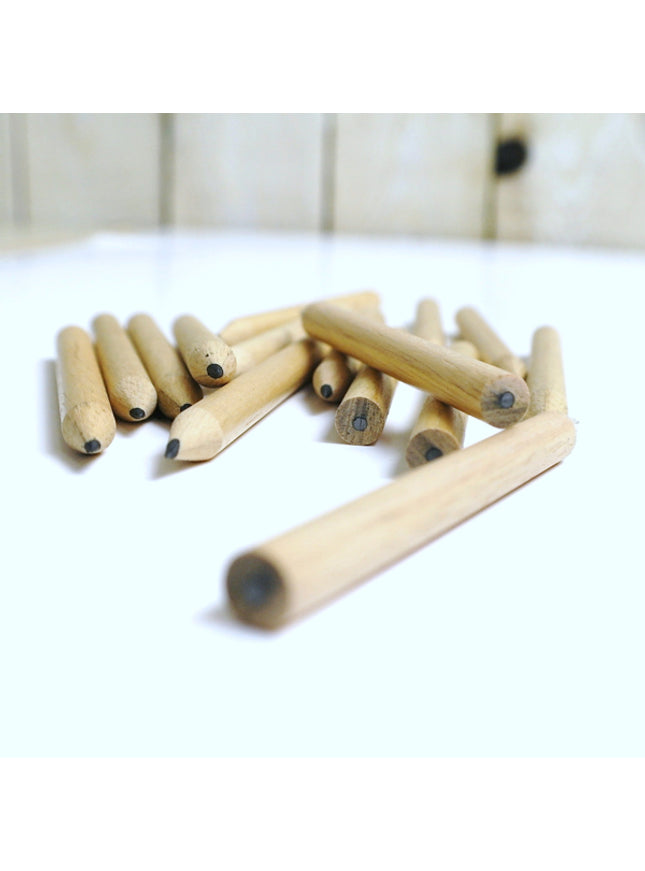 Rond mini-potlood (ca. 9 cm) FSC