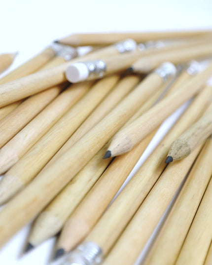 Rond grafietpotlood met gom - FSC 100%