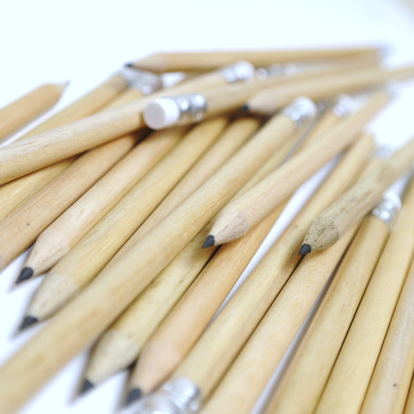 Round graphite pencil with eraser - FSC 100%