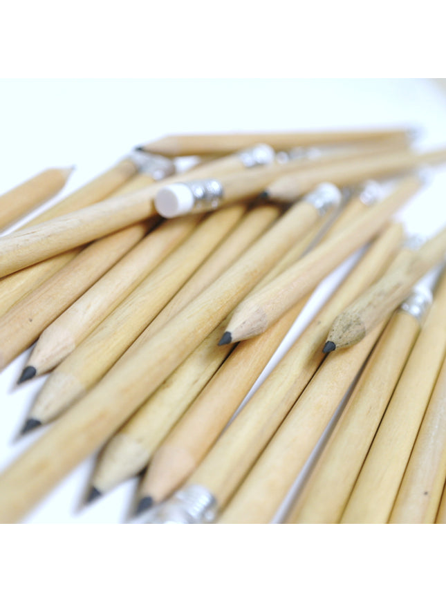 Rond grafietpotlood met gom - FSC 100%