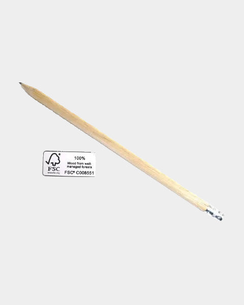 Round graphite pencil with eraser - FSC 100%